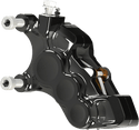 Arlen Ness 02-215 6-Piston Differential Bore Front Brake Caliper for 11.8in. Rotors - Left Side - Black - sxspowersports