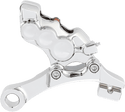 Arlen Ness 02-302 6-Piston Differential Bore Rear Brake Caliper/Bracket - Chrome - sxspowersports