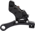 Arlen Ness 02-303 6-Piston Differential Bore Rear Brake Caliper/Bracket - Black - sxspowersports