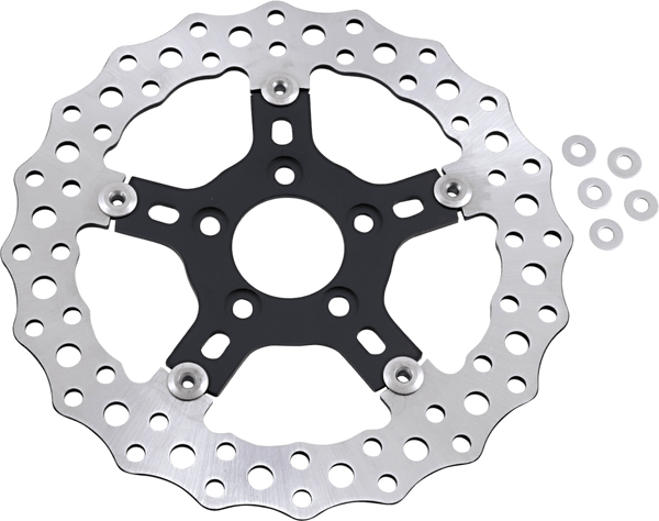 Arlen Ness 02-786 11.5in. Jagged Front/Rear Rotor - sxspowersports