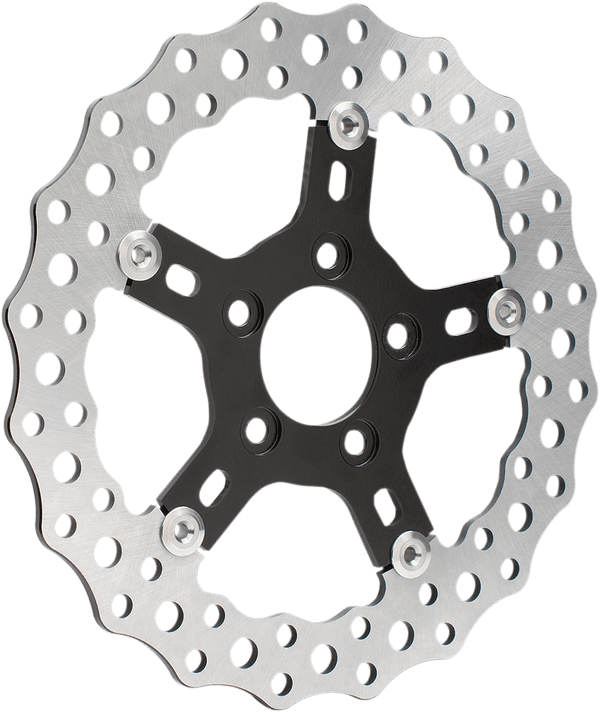 Arlen Ness 02-786 11.5in. Jagged Front/Rear Rotor - sxspowersports