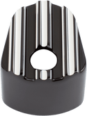 Arlen Ness 04-189 Ignition Switch Cover - Beveled - Black - sxspowersports
