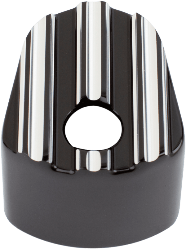Arlen Ness 04-189 Ignition Switch Cover - Beveled - Black - sxspowersports