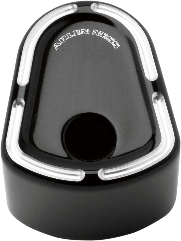 Arlen Ness 04-189 Ignition Switch Cover - Beveled - Black - sxspowersports