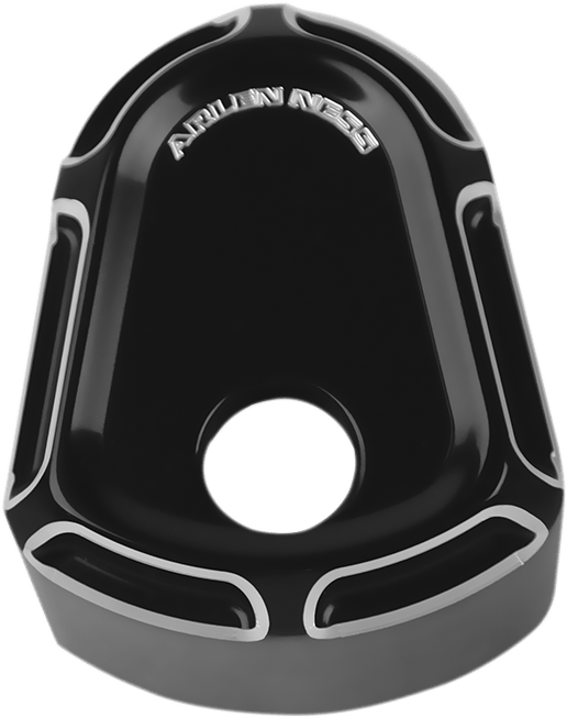 Arlen Ness 04-189 Ignition Switch Cover - Beveled - Black - sxspowersports