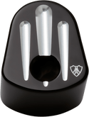 Arlen Ness 04-193 Ignition Switch Cover - Deep Cut - Black - sxspowersports