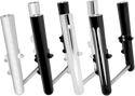Arlen Ness 06-513 Hot Legs Dual Disc Fork Leg Set - Deep Cut - Black - sxspowersports