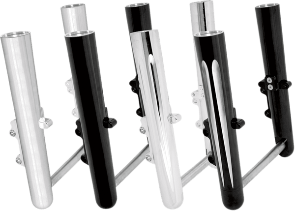 Arlen Ness 06-520 Hot Legs Single Disc Fork Leg Set - Smooth - Chrome - sxspowersports