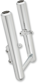 Arlen Ness 06-520 Hot Legs Single Disc Fork Leg Set - Smooth - Chrome - sxspowersports