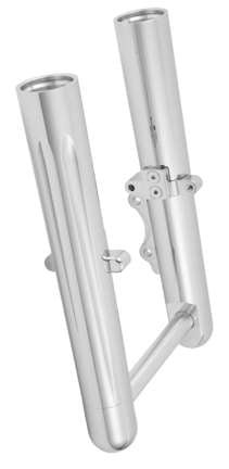 Arlen Ness 06-520 Hot Legs Single Disc Fork Leg Set - Smooth - Chrome - sxspowersports