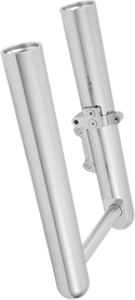 Arlen Ness 06-554 Hot Legs Single Disc Fork Leg Set - Smooth - Chrome - sxspowersports
