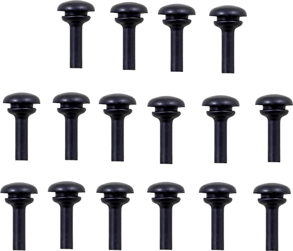 Arlen Ness 06-847 Replacement Rubber for Passenger Floorboard - sxspowersports
