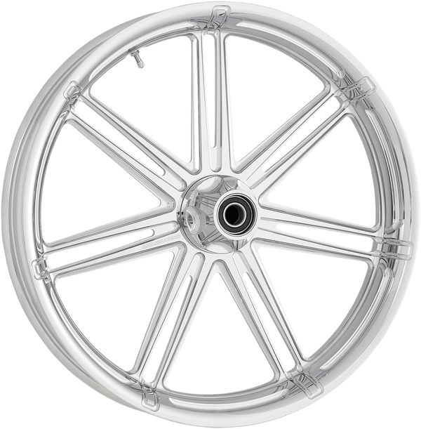 Arlen Ness 10301-204-6008 7 Valve Forged Aluminum Front Wheel - 21x3.5 - Black - sxspowersports