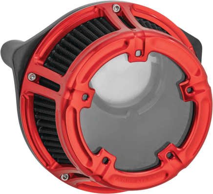 Arlen Ness 18-172 Method Clear Sucker Air Cleaner Kit - Red Anodized - sxspowersports