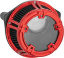 Arlen Ness 18-172 Method Clear Sucker Air Cleaner Kit - Red Anodized - sxspowersports