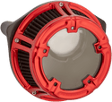 Arlen Ness 18-173 Method Clear Sucker Air Cleaner Kit - Red Anodized - sxspowersports