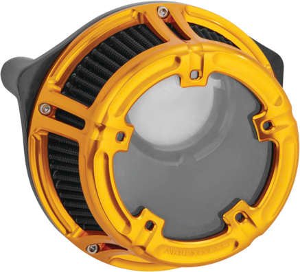 Arlen Ness 18-176 Method Clear Sucker Air Cleaner Kit - Gold Anodized - sxspowersports