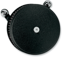 Arlen Ness 18-328 Billet Sucker Stage I Air Filter Kit with Steel Cover - Smooth Black - Red Filter - sxspowersports