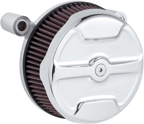 Arlen Ness 18-755 Big Sucker Stage I Air Filter Kit - Chrome Knuckle - Red Filter - sxspowersports