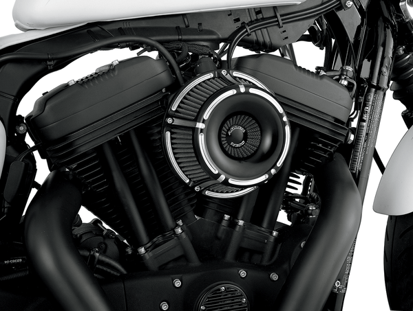 Arlen Ness 18-923 Inverted Series Air Cleaner Kit - Slot Track - Black - sxspowersports