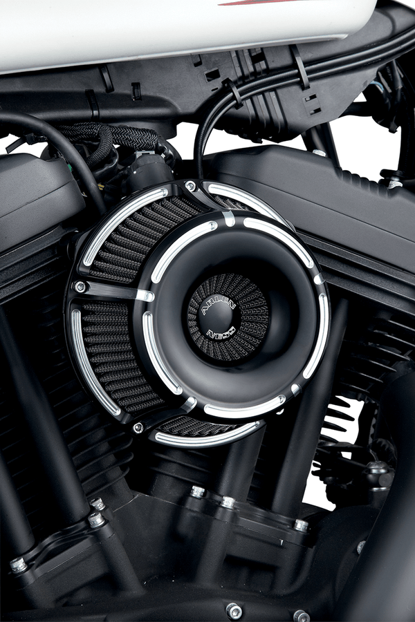 Arlen Ness 18-923 Inverted Series Air Cleaner Kit - Slot Track - Black - sxspowersports