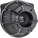 Arlen Ness 18-935 Inverted Series Air Cleaner Kit - Bevelled - Black - sxspowersports