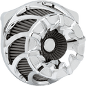Arlen Ness 18-984 Inverted Series Air Cleaner Kit - Drift - Chrome - sxspowersports