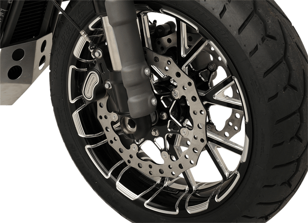Arlen Ness 33-10101-202 11.8in. Two-Piece Floating Front Brake Rotor - Procross Black - sxspowersports