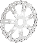 Arlen Ness 33-10302-202 11.8in. Two-Piece Floating Front Brake Rotor - 7 Valve Chrome - sxspowersports