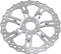 Arlen Ness 33-10302-203 14in. Two-Piece Floating Front Brake Rotor - 7 Valve Chrome - sxspowersports