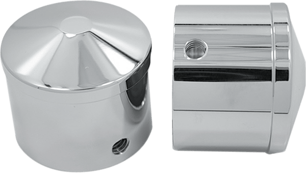 Avon Grips AXL-EX-CH-TOUR Excalibur Axle Nut Covers - 1in. - Chrome - sxspowersports