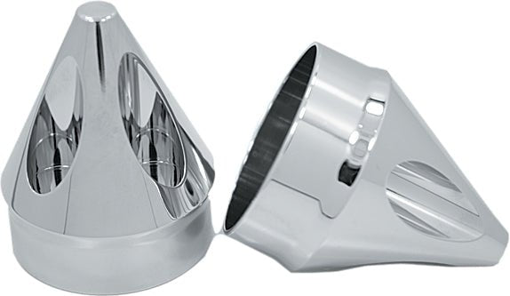 Avon Grips AXL-SPK-CH-78 Spike Axle Nut Covers - 7/8in. - Chrome - sxspowersports
