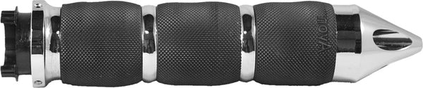 AVON MT-AIR-90-CH-GA Avon Air Cushioned Metric Grips Heated W/Throttle Boss Blk - sxspowersports
