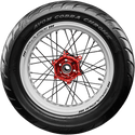 Avon Tyres 2120393 Avon AV92 Cobra Chrome 180/65B16 Whitewall Rear Tire 81H - sxspowersports