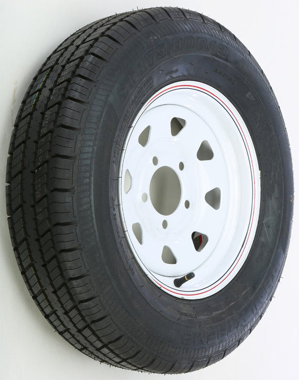 AWC TA2034512-71R175C-A Trailer Tire & 8 Spoke Steel Wheel Assembly - sxspowersports