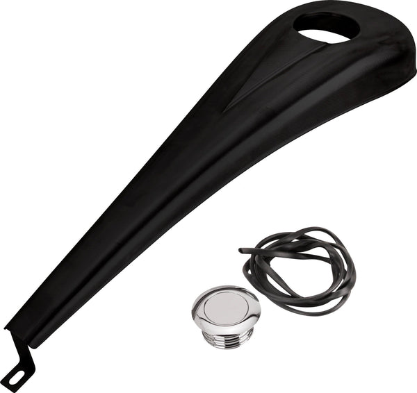 Bagger Nation DDK-S-08-OEM-B Steel Dash - Gloss Black - sxspowersports