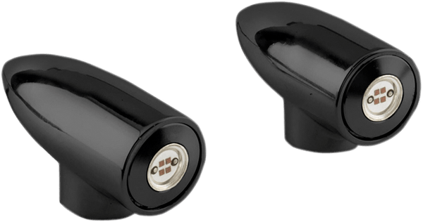 Bagger Nation LB-F-DRL-B Lightning Bullets - Black - sxspowersports