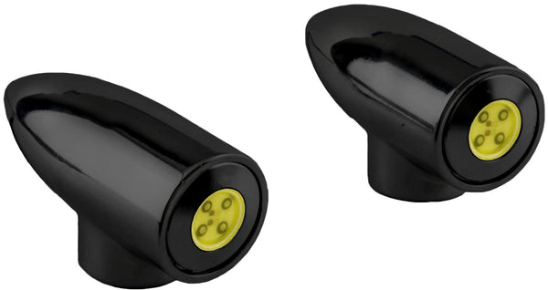 Bagger Nation LB-F-DRL-B Lightning Bullets - Black - sxspowersports