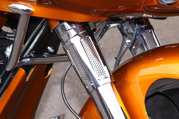 Bagger Nation SC-SF-6.25-13E-C Slider Covers Speed Freak - Chrome - sxspowersports