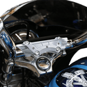 Bagger Nation SRC-WW-C Weld Wing Super Clamp - Chrome - sxspowersports
