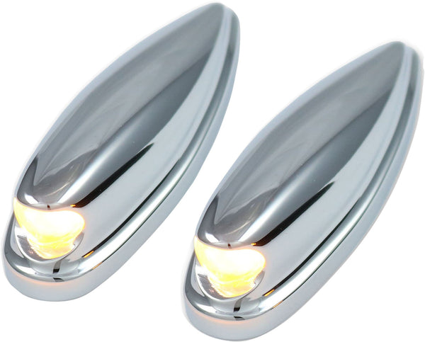 BAGGERNATION TSEE-RG-13E-C Paul Yaffe's Baggernation Turn Signal Road Glide Bullet Chrome - sxspowersports