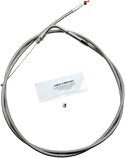 Barnett 102-30-30008-12 Stainless Clear-Coated Throttle Cable (+12in.) - sxspowersports