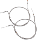 Barnett 102-30-30008-12 Stainless Clear-Coated Throttle Cable (+12in.) - sxspowersports
