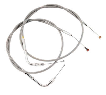 Barnett 102-30-30012 Stainless Clear-Coated Throttle Cable - sxspowersports