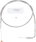 Barnett 102-30-30017 Stainless Clear-Coated Throttle Cable - sxspowersports