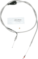 Barnett 102-30-41002-8 Stainless Clear-Coated Idle-Cruise Cable (+8in.) - sxspowersports