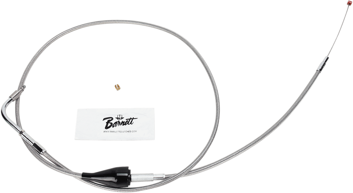 Barnett 102-30-41004-06 Stainless Clear-Coated Idle-Cruise Cable (+6in.)