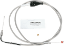 Barnett 102-30-41004-8 Stainless Clear-Coated Idle-Cruise Cable (+8in.) - sxspowersports