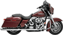 Bassani Manufacturing 11117C 3 1/2in. Slip-On Mufflers - Slant Cut - Chrome - sxspowersports