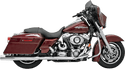 Bassani Manufacturing 11117C 3 1/2in. Slip-On Mufflers - Slant Cut - Chrome - sxspowersports